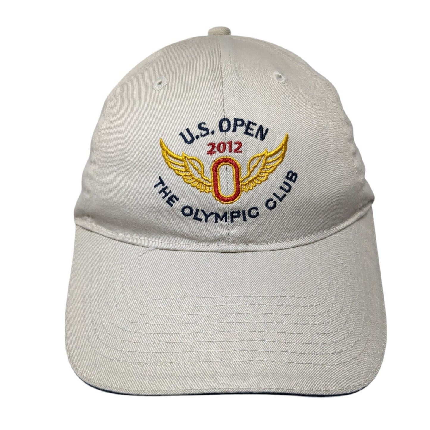 U.S. Open 2012 The Olympic Club USGA Slideback Hat Tan OS Adjustable Embroidered