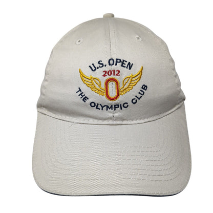 U.S. Open 2012 The Olympic Club USGA Slideback Hat Tan OS Adjustable Embroidered