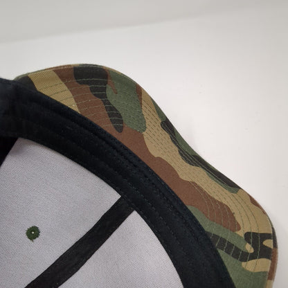 Beer Vibes Only Snapback Mesh Back Trucker Hat Camo One Size Adjustable