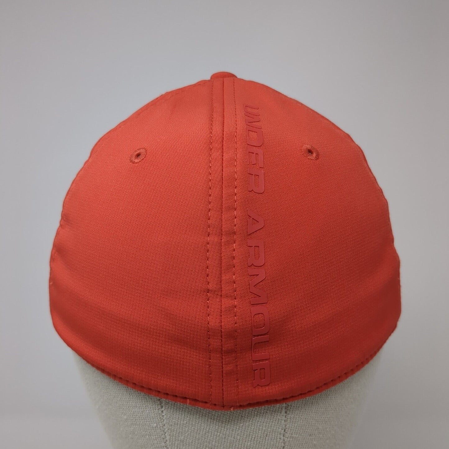 Under Armour Fitted Hat Red S/M Classic Fit Lightweight Headline 6 Panel
