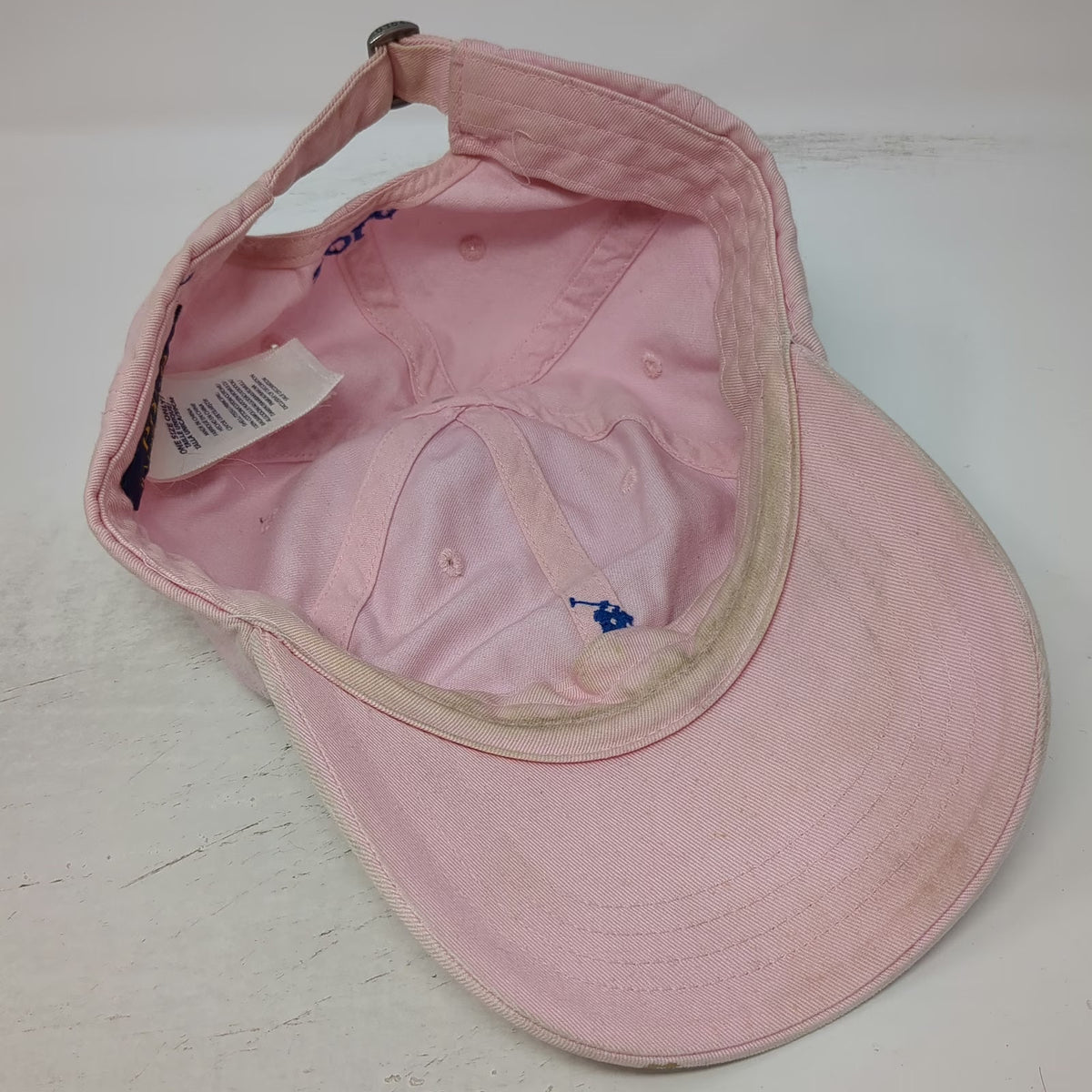 Polo Ralph Lauren Baseball Cap Purple One Size Hat Embroidered Cotton Slideback