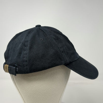 Chef Works Baseball Cap Black One Size Strapback Adjustable Solid Cotton Hat