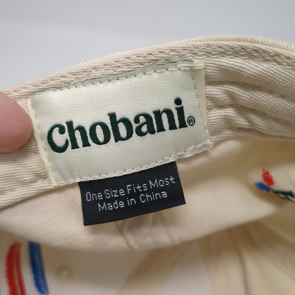 Chobani Baseball Cap Beige One Size USA Soccer Feed the Dream Strapback Hat