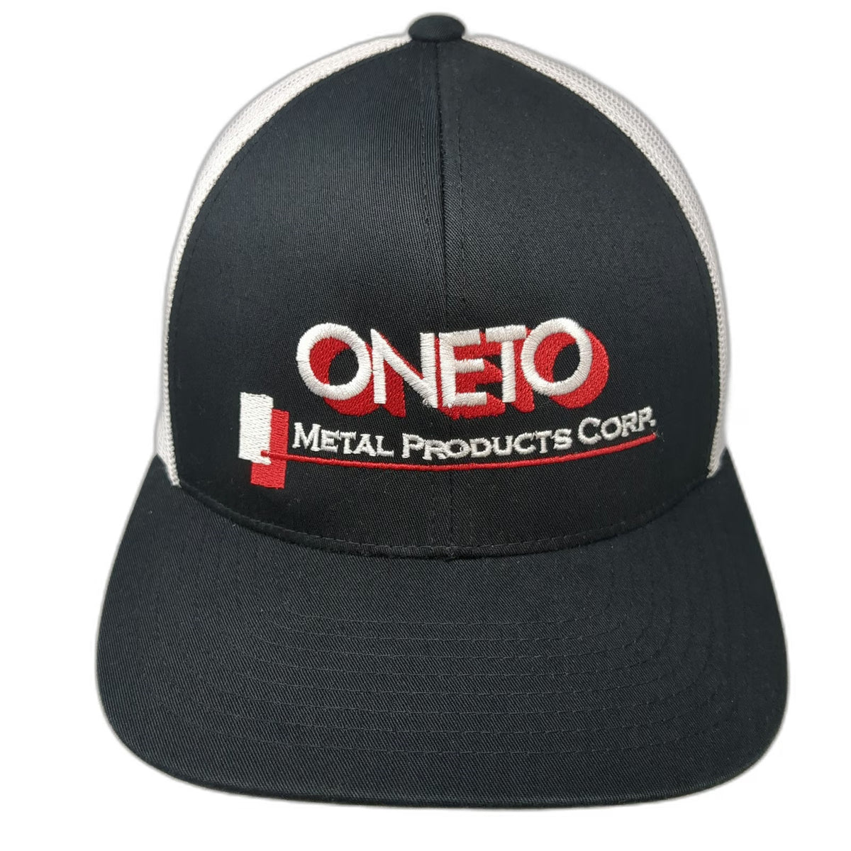 Pacific Headwear Trucker Hat Black One Size Mesh Back Snapback Oneto Metal Corp
