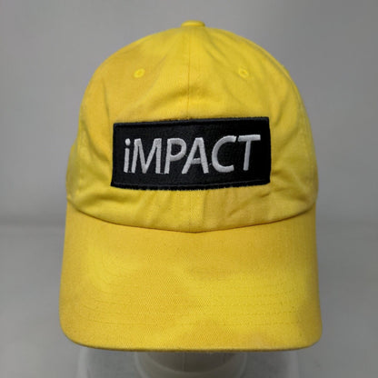 iMPACT Slideback Hat Yellow One Size Adjustable Embroidered Luxury Headwear