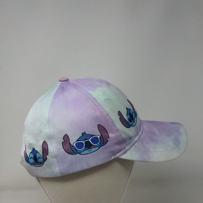 Disney Stitch Strapback Hat Multicolor OSFM Tie Dye Adjustable 6 Panel