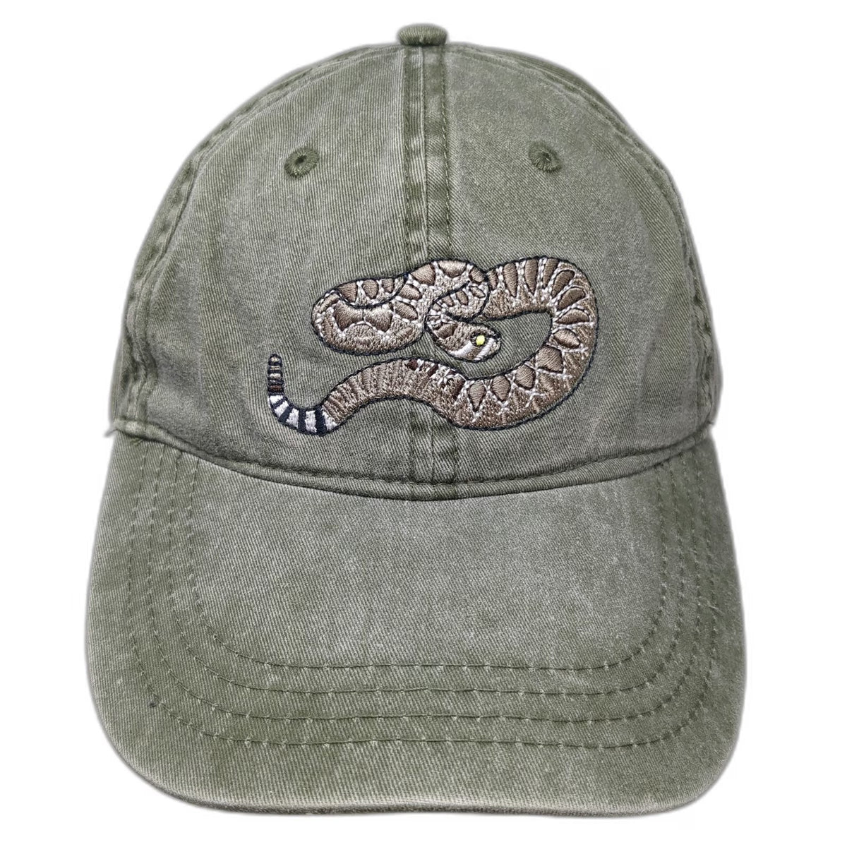 ECO Baseball Cap Green OSFM Guadalupe Mountains National Park Rattlesnake Hat