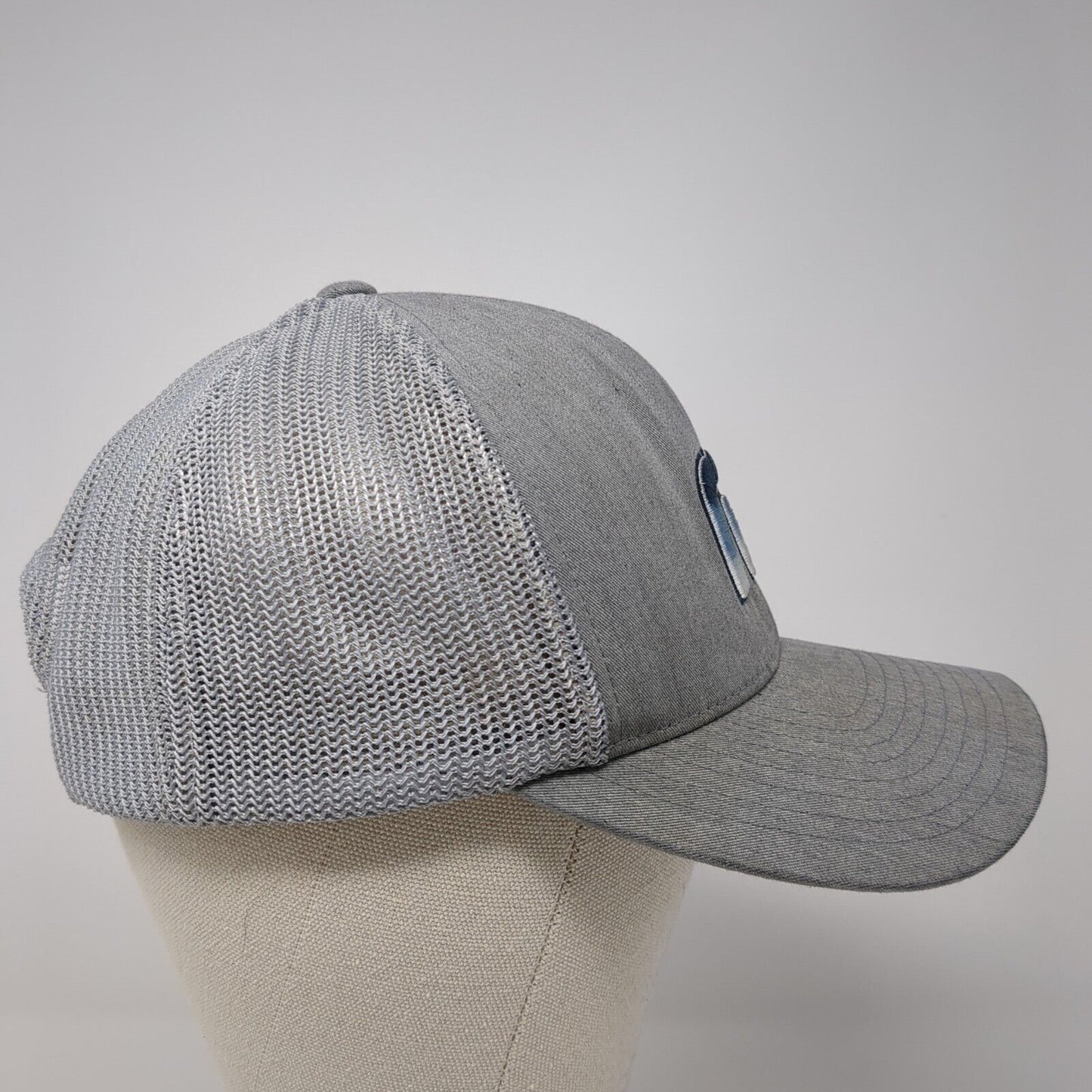 Travis Mathew Snapback Trucker Hat Gray OS Adjustable Embroidered Mesh Back