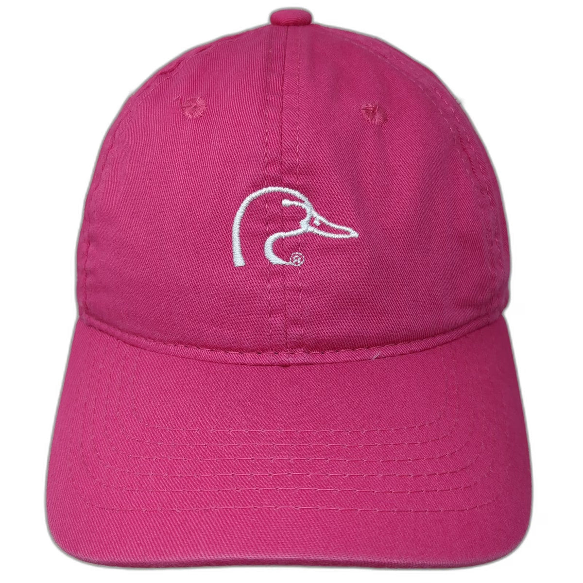 Ducks Unlimited Baseball Cap Pink One Size Embroidered Logo Strapback Hat