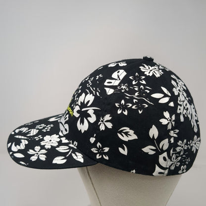 Fahrenheit Baseball Cap Black One Size Moss Greenhouses Floral Hibiscus Hat