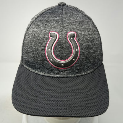 New Era Indianapolis Colts NFL 39THIRTY Gray L Stretch Fit Crucial Catch Cap Hat
