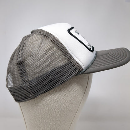 In And Out Automotive Snapback Rope Trucker Hat Gray OSFA Mesh Back