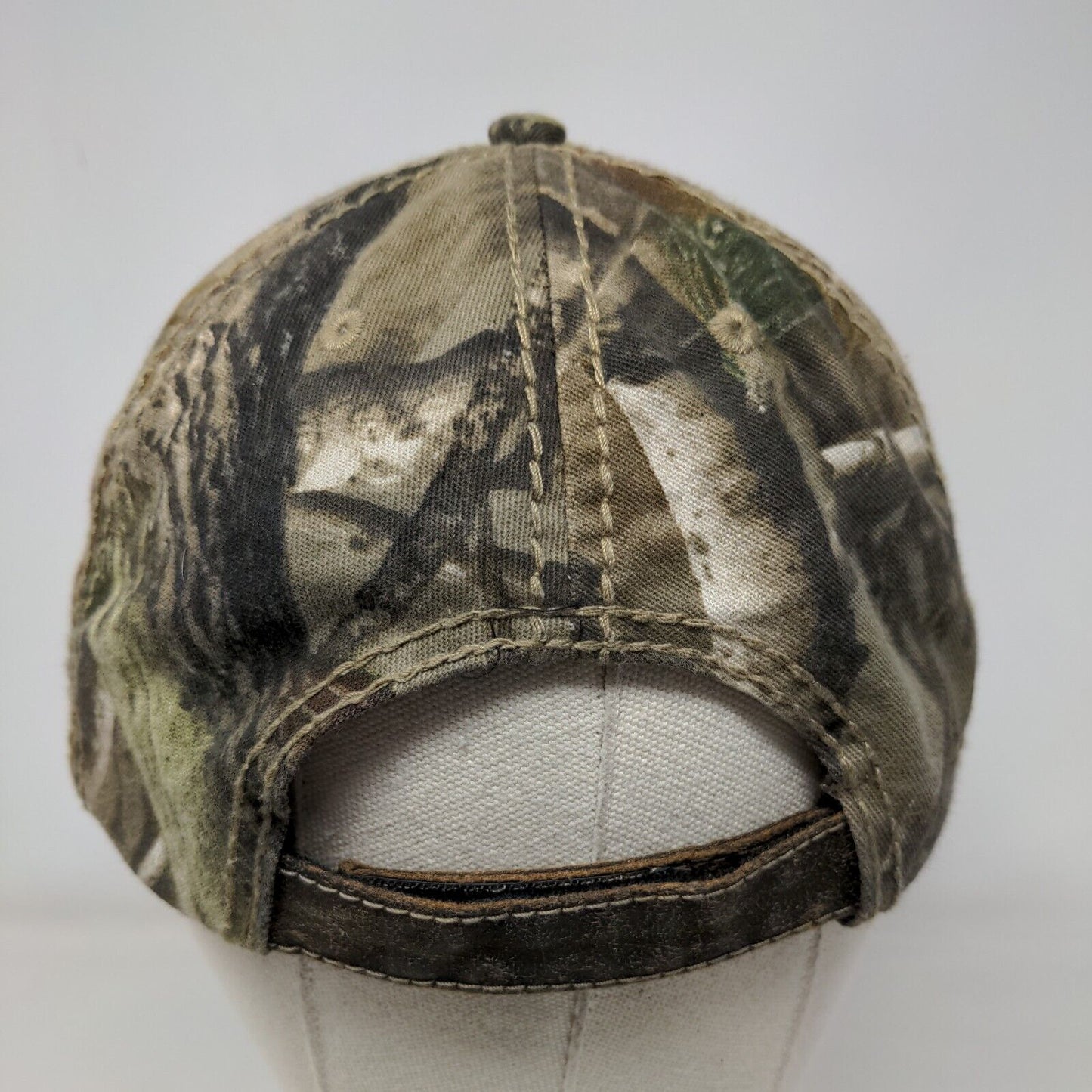 ABC Supply Co Inc. Strapback Hat Camouflage One Size Embroidered Cap America
