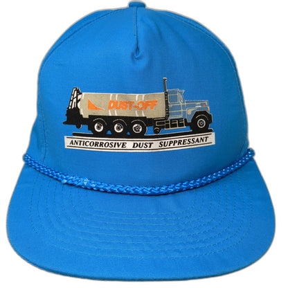 Mohr's 5 Panel Blue One Size Rope Snapback Dust-Off Industrial Truck Logo Hat