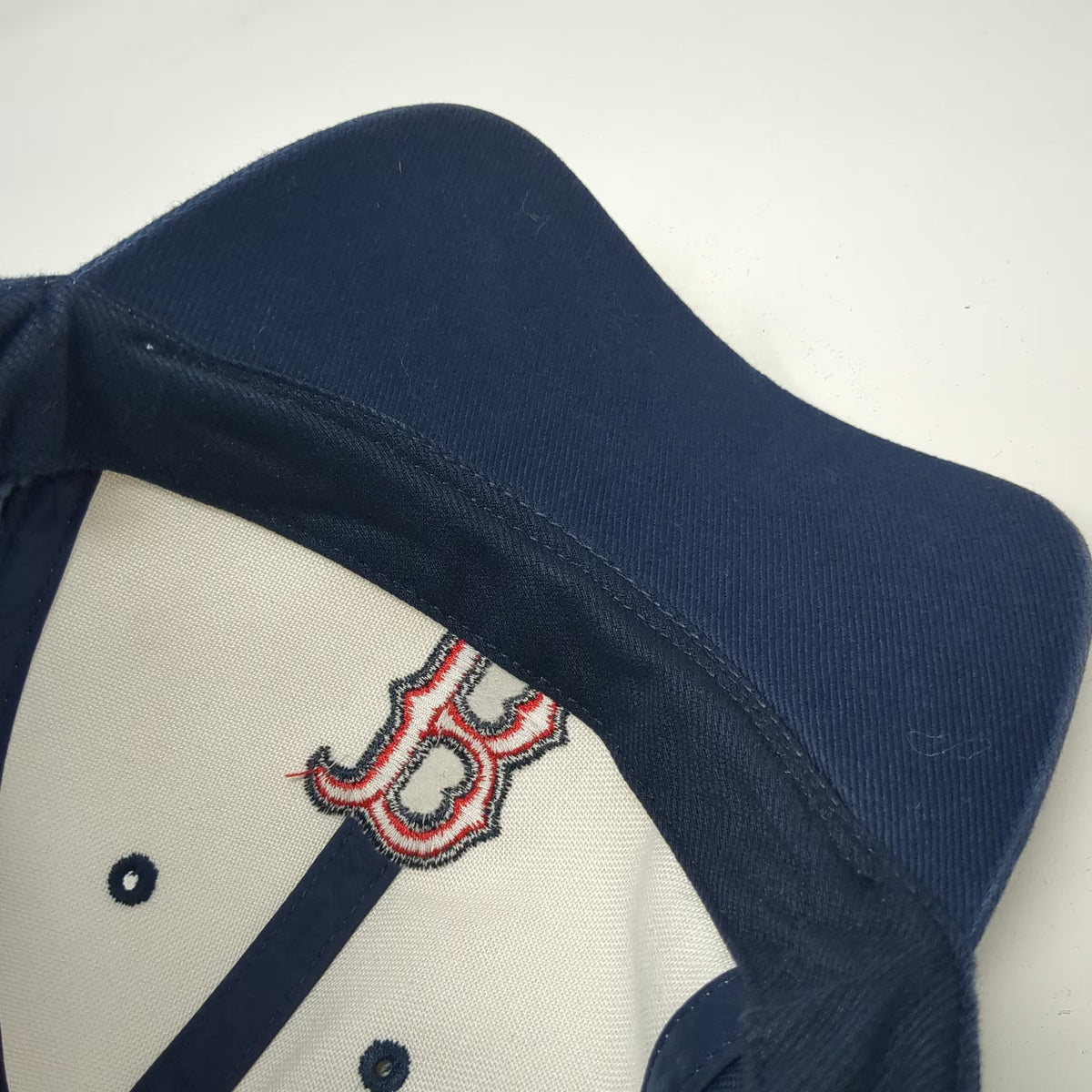 Boston Red Sox MLB T.E.I. Baseball Cap White Blue One Size Embroidered Logo Hat