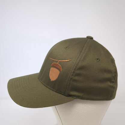 Parkshore Baseball Cap Brown Medium Lightweight Embroidered Flexfit Yupoong