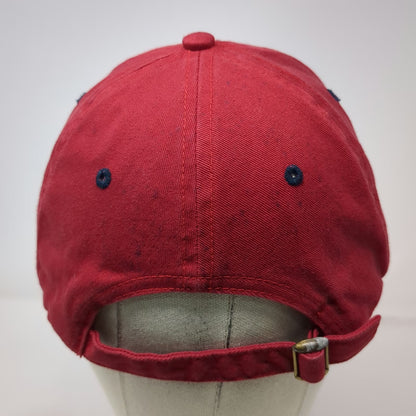Red One Size Baseball Cap 2013 US Open Tennis Logo Hat Slideback Blue White Gray