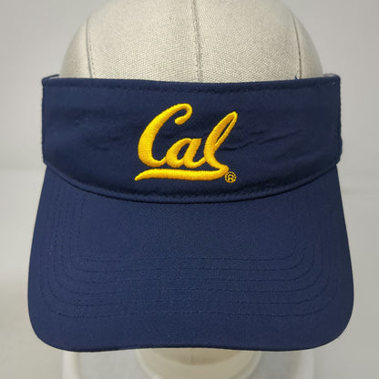 Under Armour Cal Golden Bears NCAA Blue Visor One Size Slideback Hat Embroidered
