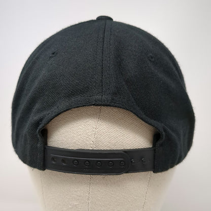 Yupoong Snapback Black One Size TOOBS Distribution Green Underbrim Wool Hat
