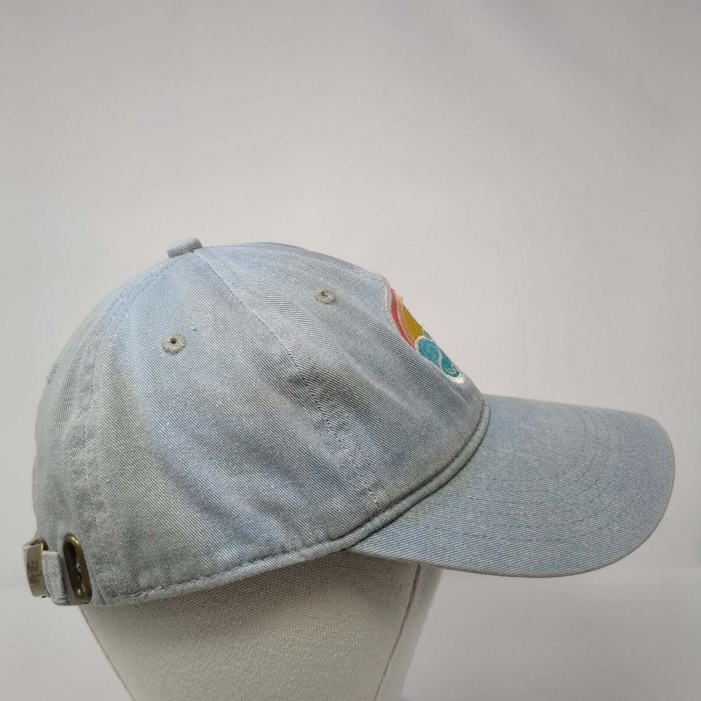 Isaiah 6:3 Slideback Hat Blue OS Adjustable Embroidered Vented Holes 6 Panel