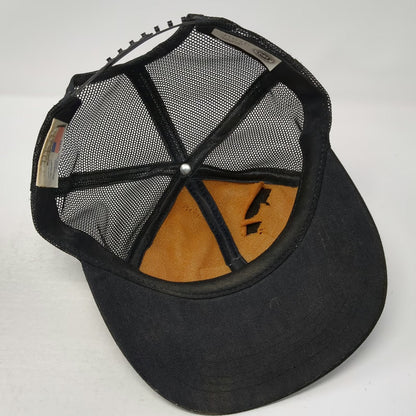 Caterpillar Trucker Hat Black One Size Mesh Back Snapback Patch Licensed Curb