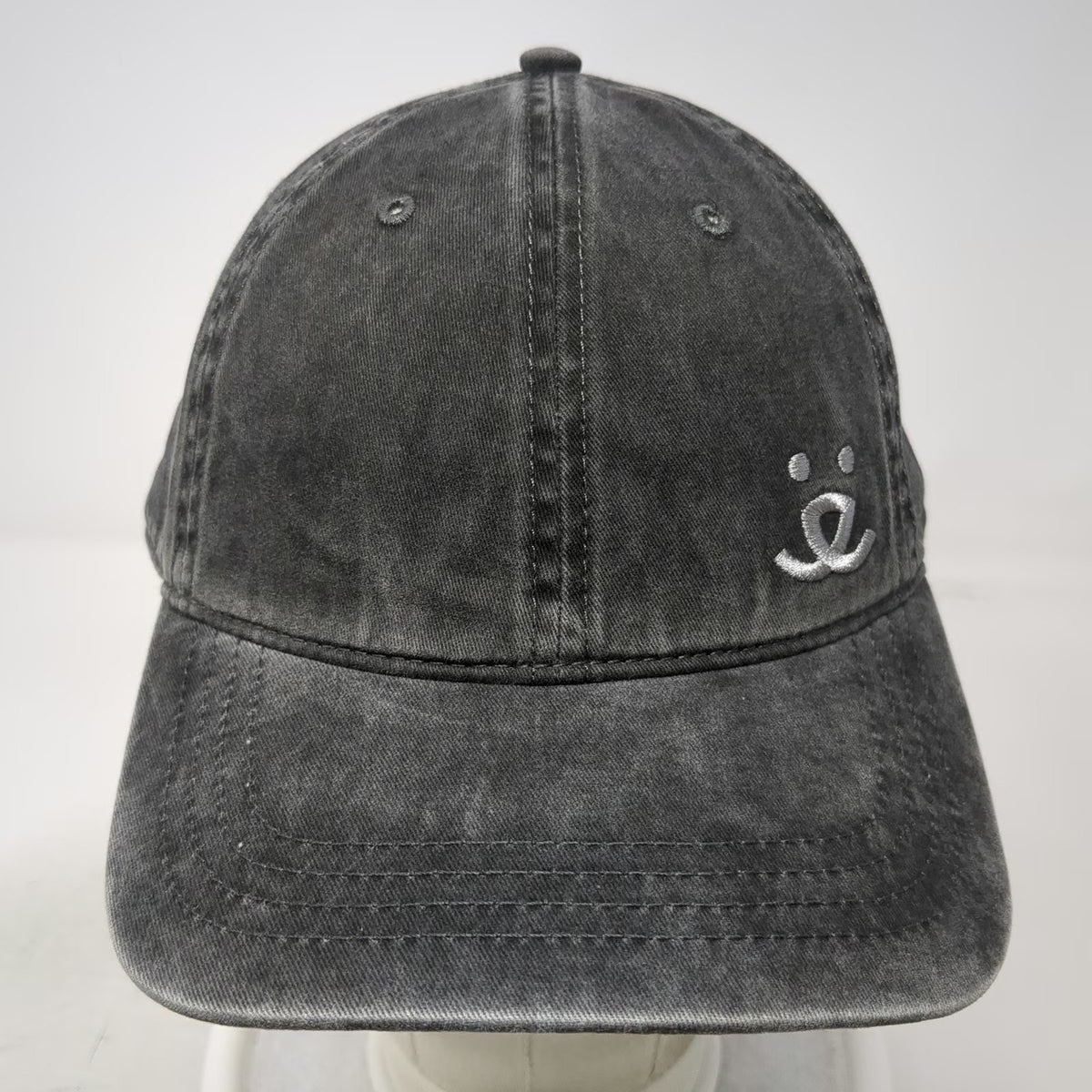 Best Friends Animal Society Gray Baseball Cap One Size Acid Wash Cotton Hat