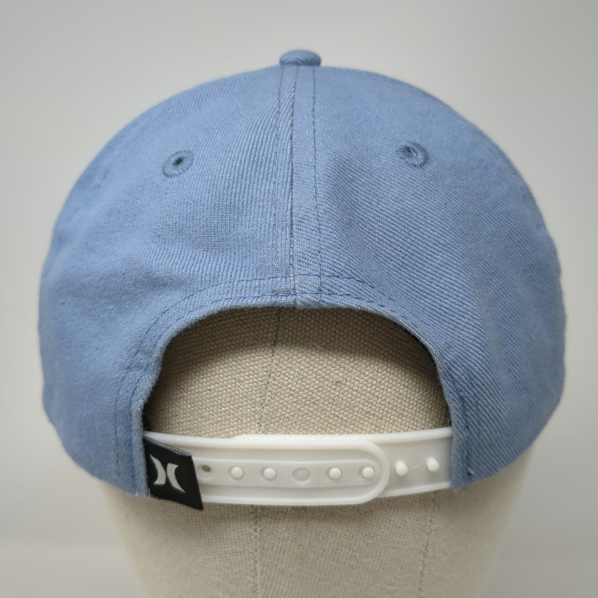 Hurley Snapback Blue Hat One Size 100% Cotton Embroidered Logo Structured Cap