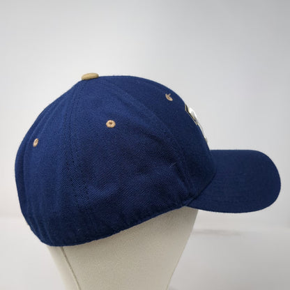 BYU Cougars NCAA Zephyr Baseball Cap Blue 7 1/2 Wool Blend Fitted White Gold Hat