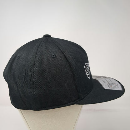 Flexfit Snapback Black One Size Burbank Ammo & Guns Target Shield Logo 110 Hat