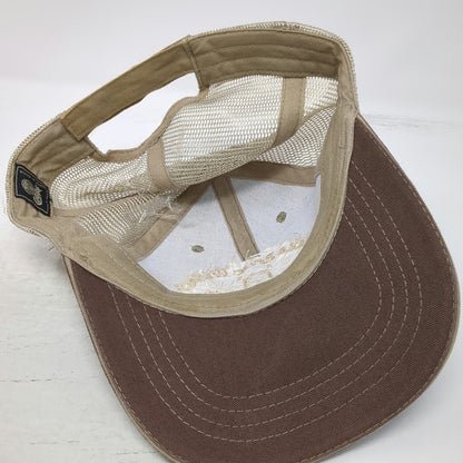 Cobra Baseball Cap Brown One Size Mesh Back Shooting Society Snake River Hat