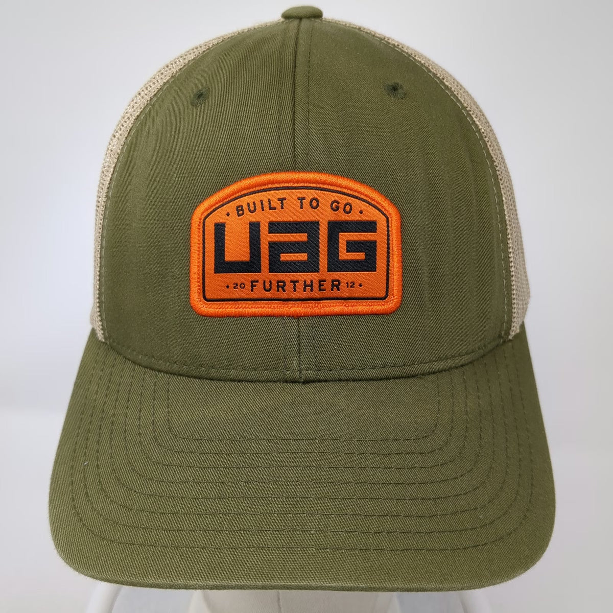 UAG Urban Armor Gear Trucker Hat Green One Size Mesh Snapback Further Patch