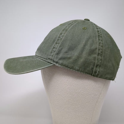 Otto Baseball Cap Green One Size Floral Flower Bouquet Adjustable Slideback Hat