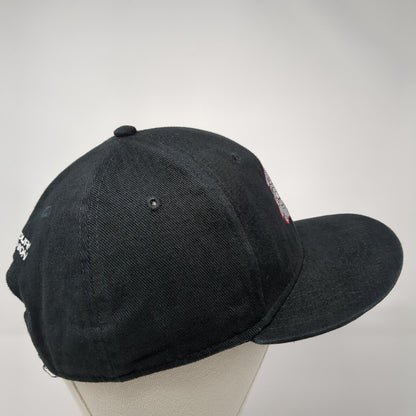 Bulldog Mid Missouri Credit Union Snapback Hat Black OS Adjustable Embroidered