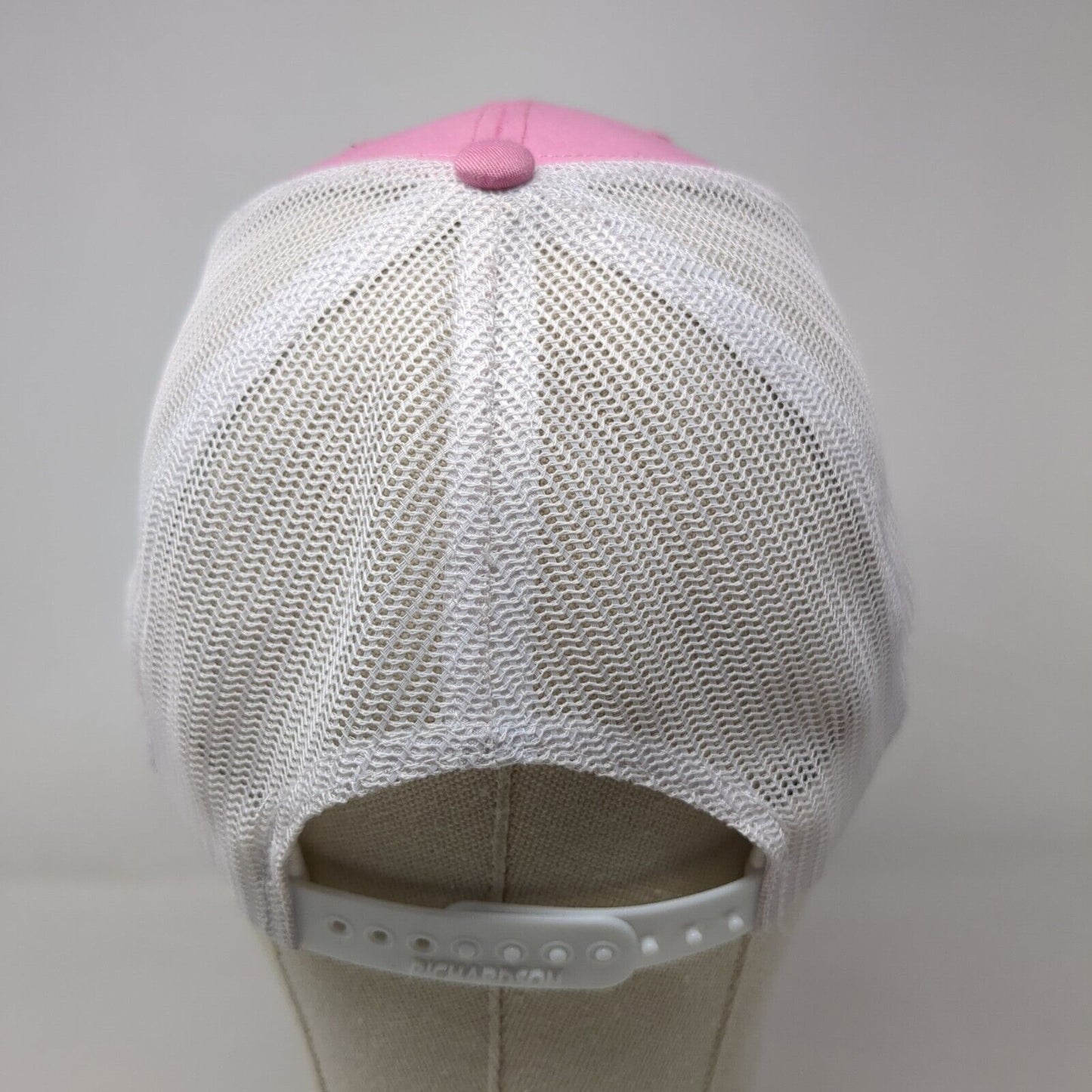 The All State Game Snapback Trucker Hat Pink OSFA Mesh Back Richardson