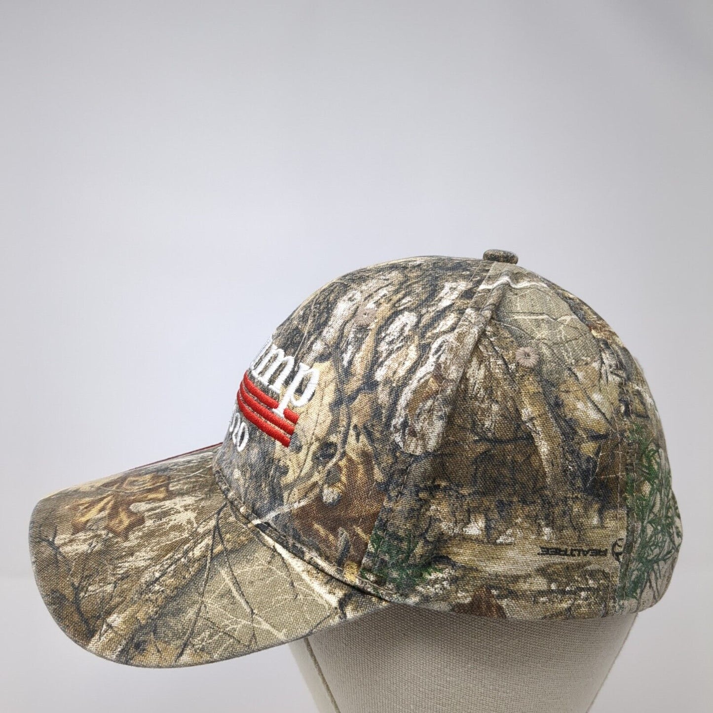 Trump 2020 USA Flag Slideback Hat Camo One Size Adjustable Hunting