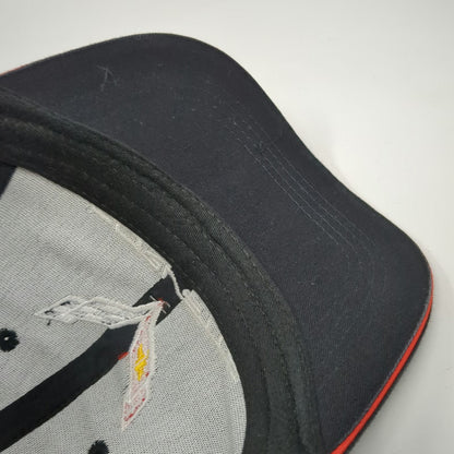Corvette C7 Logo Baseball Cap Black One Size Cotton Embroidered Slideback Hat