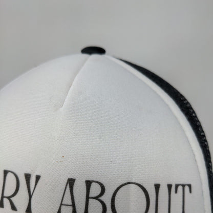 Sorry About My Dad Snapback Mesh Back Trucker Hat Black OSFM Direct Caps