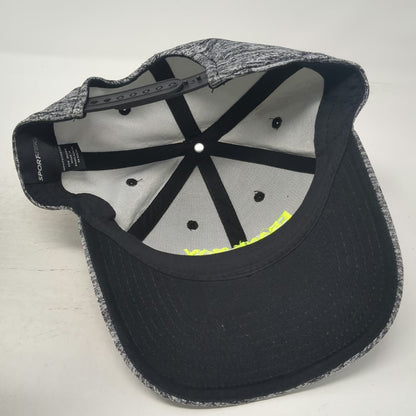 Sport-Tek Snapback Gray Hat One Size Frank May Ski-Doo Space Dye Green Polyester