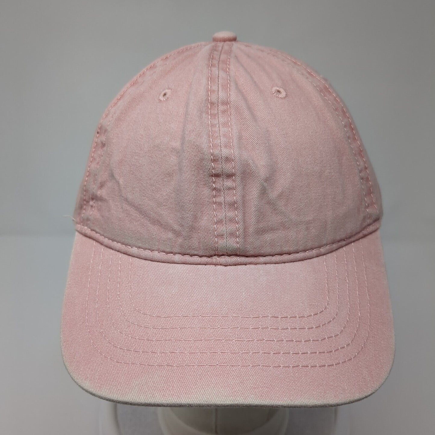 Unbranded Slideback Hat Pink One Size Solid Adjustable Blank 6 Panel