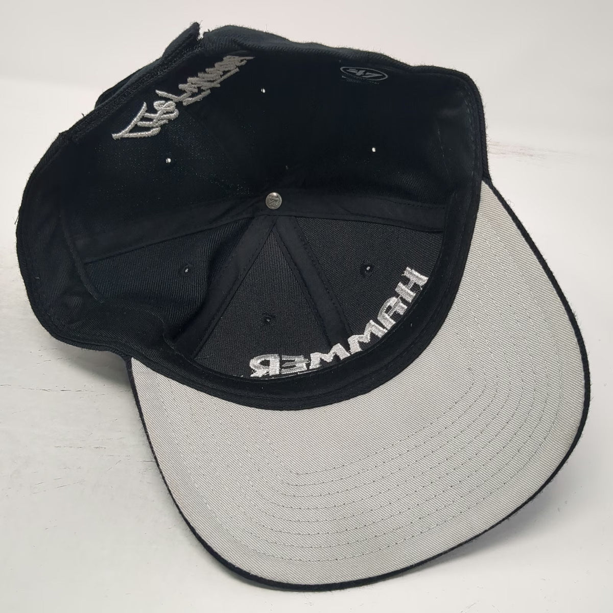 '47 Brand Baseball Cap Black One Size Hammer Strength Life Fitness Strapback Hat