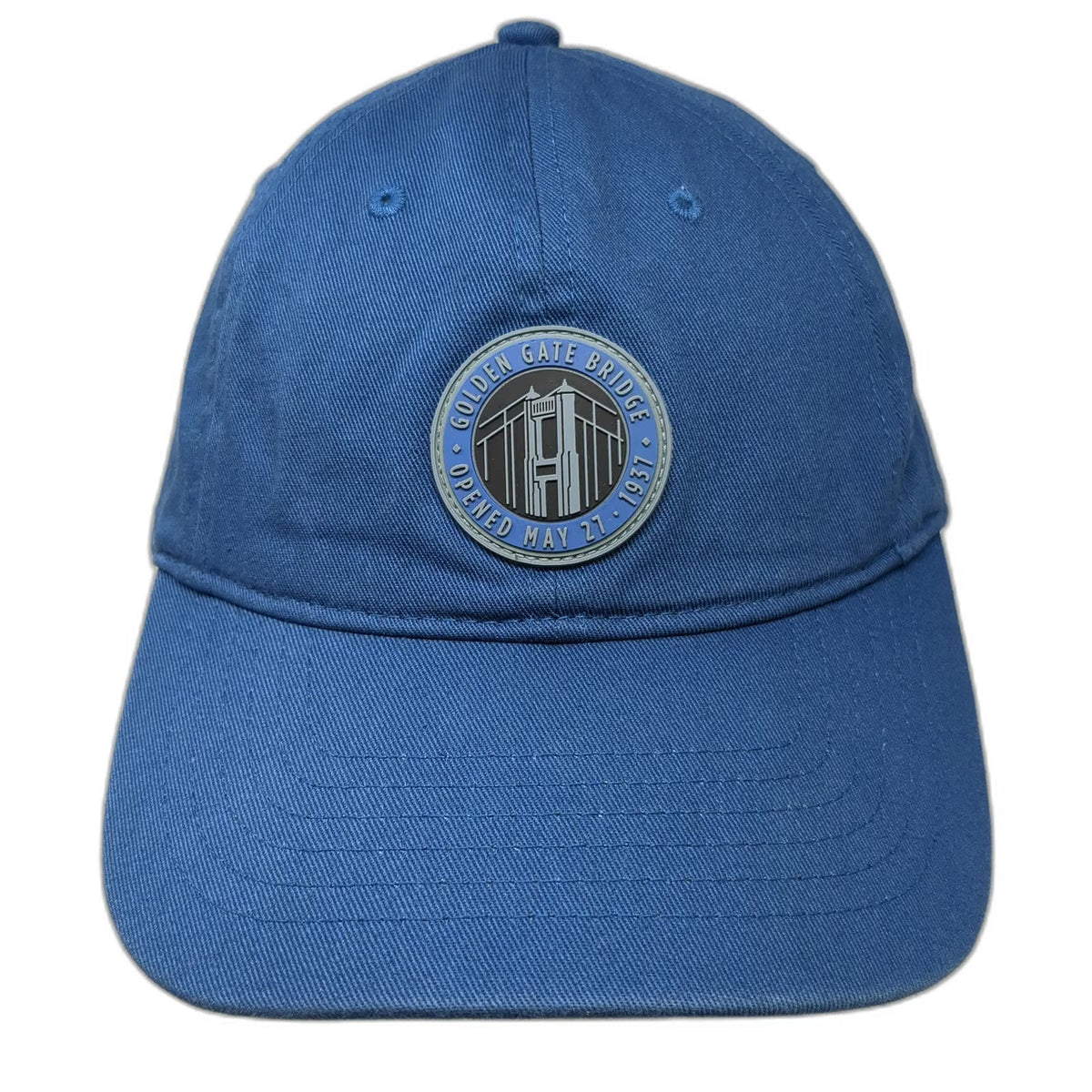 Golden Gate Bridge San Francisco 1937 Blue Baseball Cap One Size Strapback Hat