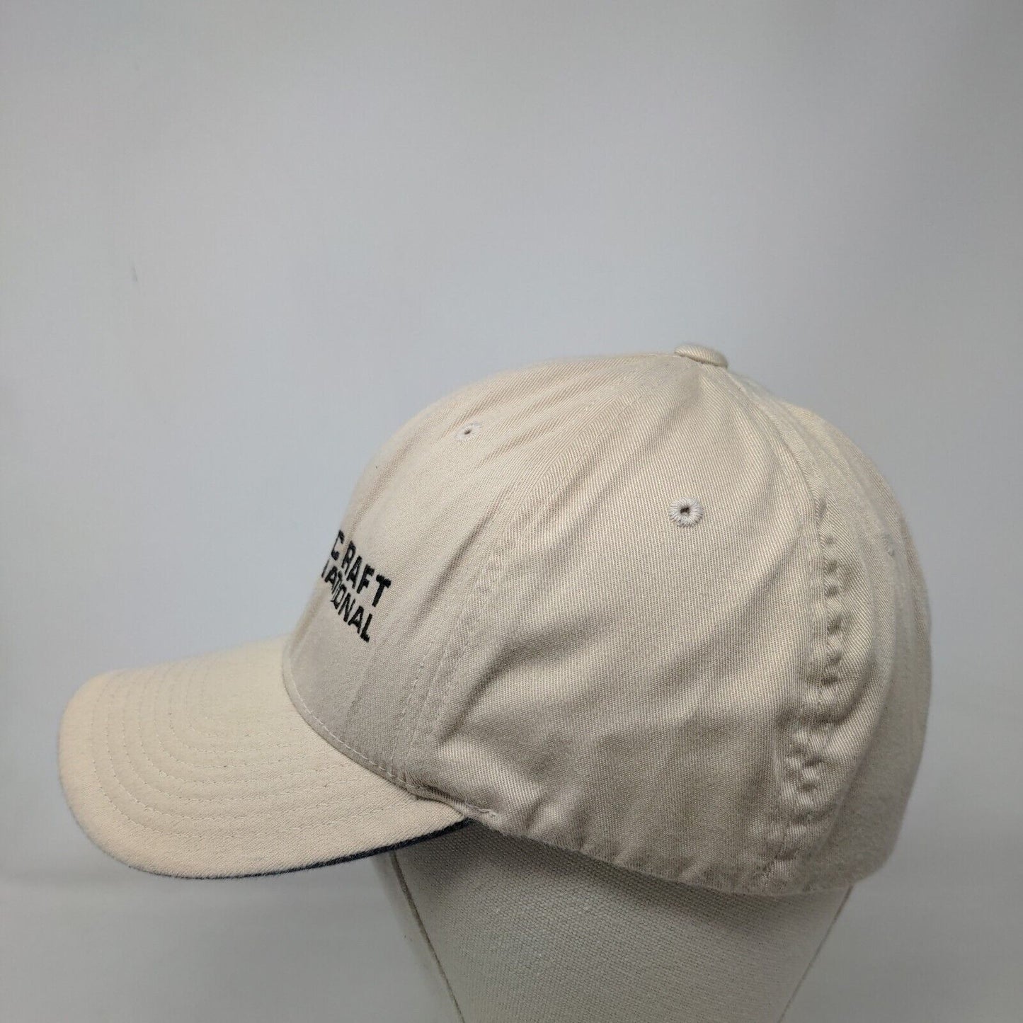 Multicraft International Fitted Hat Tan Large/XL Embroidered WearGuard