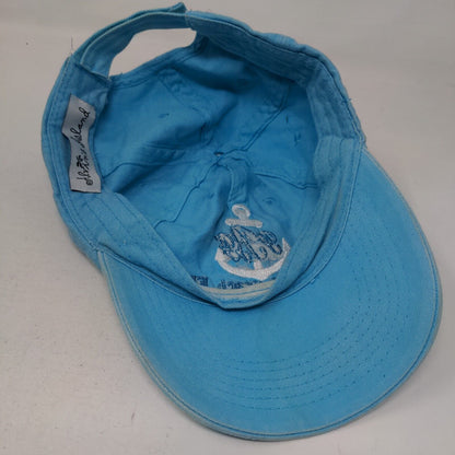 Pensacola Beach FL Strapback Hat Blue OS Adjustable Embroidered Alvin's Island