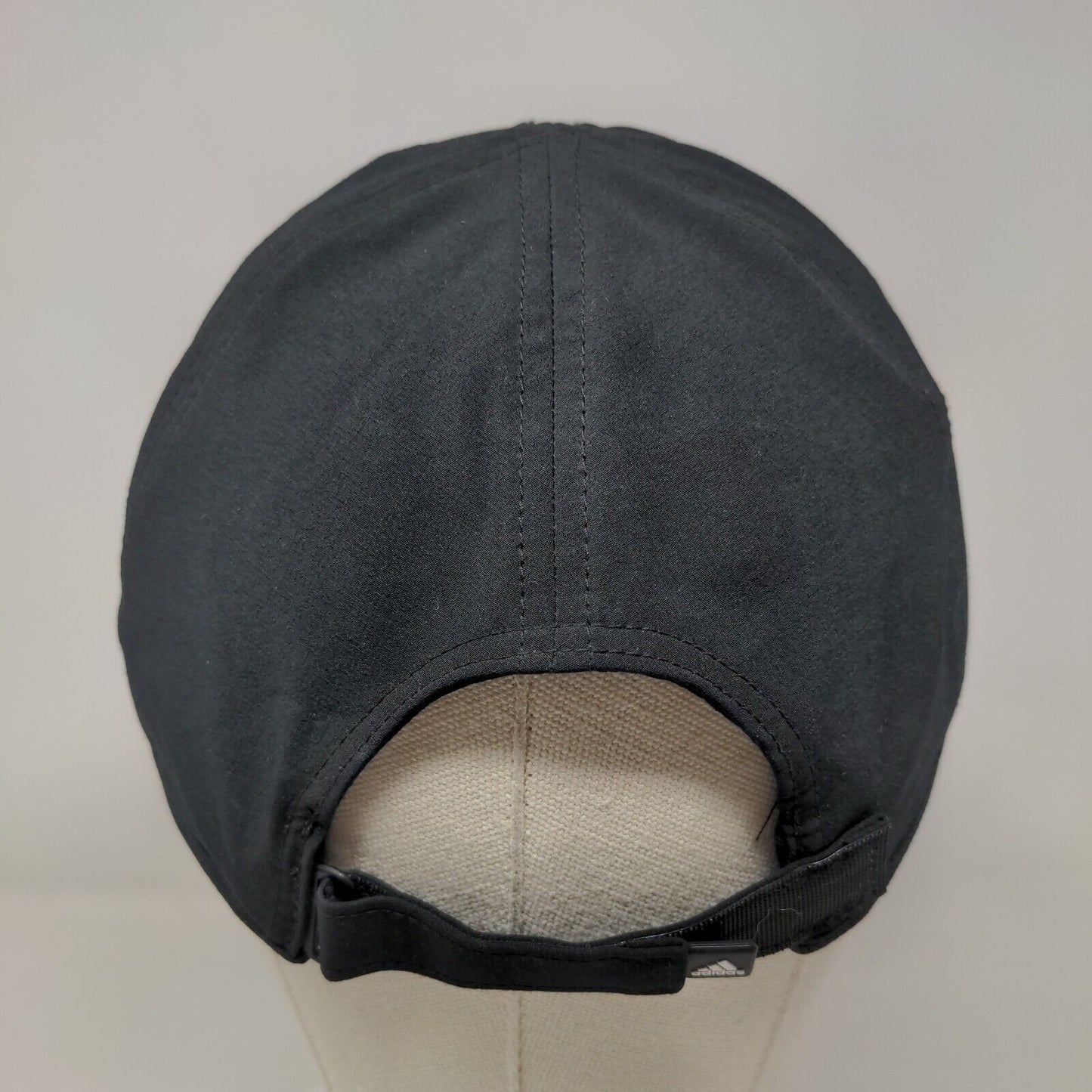 Adidas 3 Stripes Climalite Strapback Hat Black One Size Adjustable