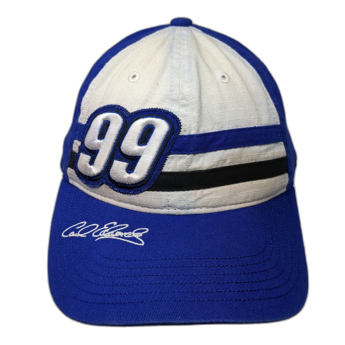 Chase Authentics Baseball Cap Blue One Size NASCAR Carl Edwards 99 Racing Hat