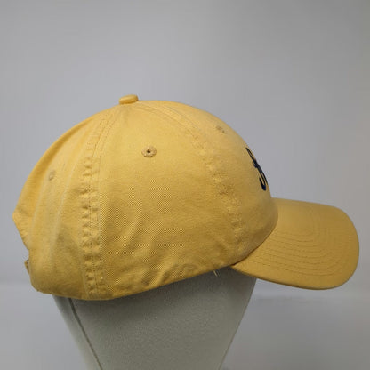 Perrin Baseball Cap Yellow OSFM Scituate MA Massachusetts Slideback Cotton Hat
