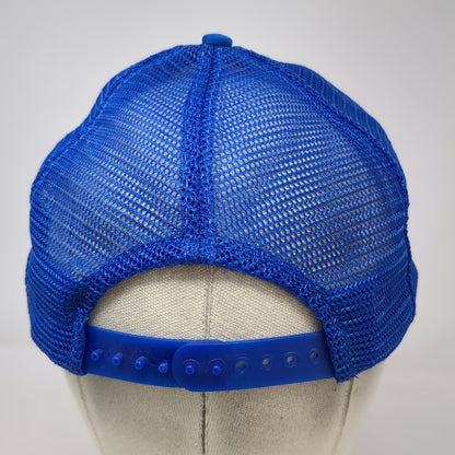 Civic Caps Trucker Hat Blue One Size Guerdon Industries Inc Mesh Back Snapback