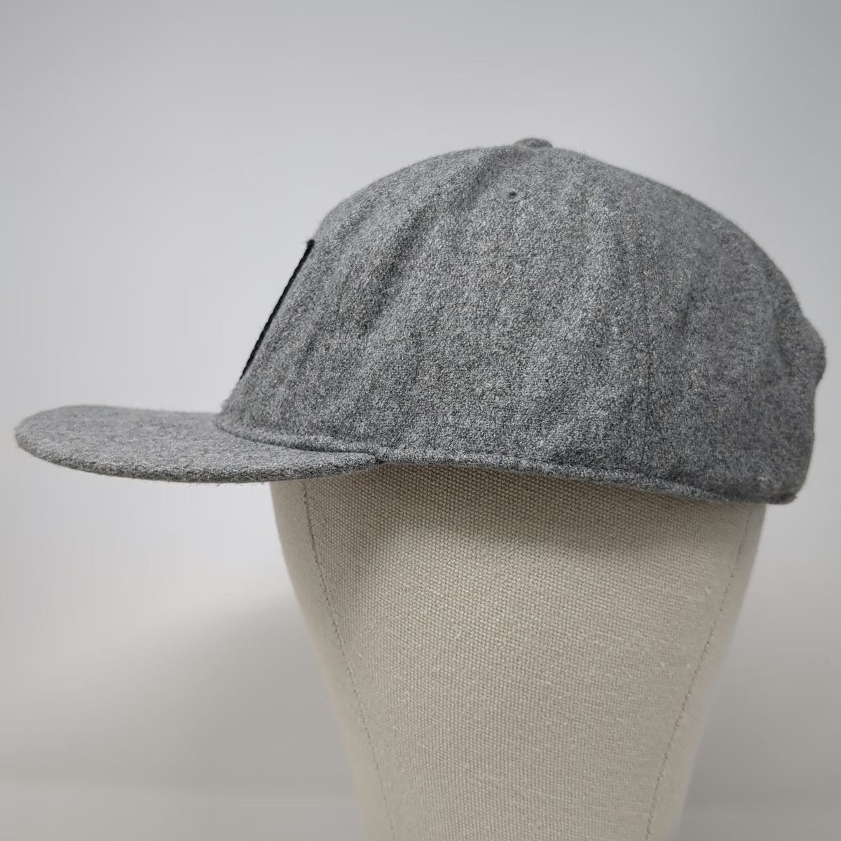 AS Colour Baseball Cap Gray One Size Sun Valley Idaho Moose Patch Wool Blend Hat