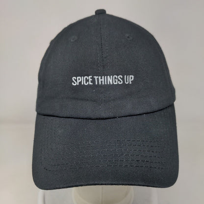 Spice Things Up Bacardi Slideback Hat Black One Size Embroidered 6 Panel
