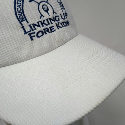 Port Authority Baseball Cap White Blue One Size Linking Up Fore Golf Hat